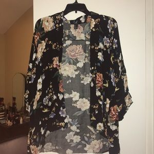 Forever 21 Floral Kimono